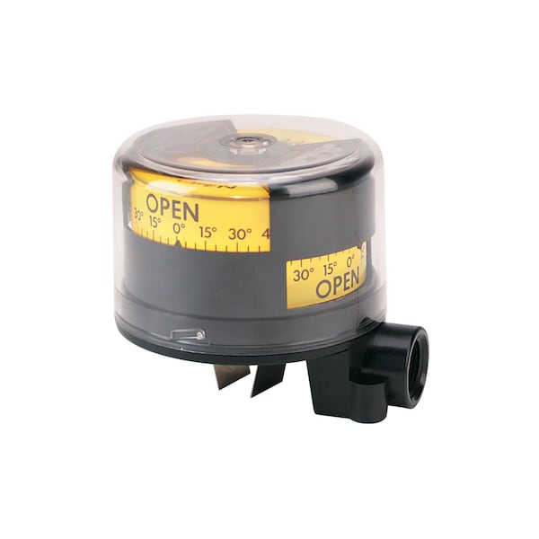 Valve position indicator/transmitter, without backlighting.